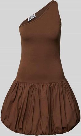 Amy Lynn Cocktailkleid mit One-Shoulder-Tr&auml;ger Modell Francesca in Schoko, Gr&ouml;&szlig;e 34