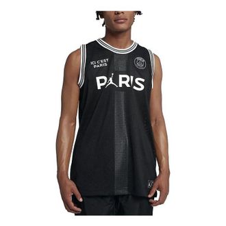 Air Jordan x PSG Ici Cest Paris Jersey Black BQ4207-010