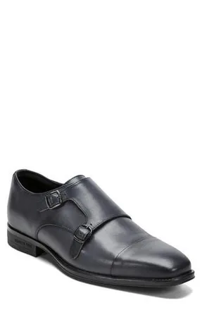 Kenneth Cole Charles Double Monk Strap Shoe in Dark Gray 020 at Nordstrom Rack, Size 10.5