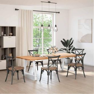 Berkfield Home Coffee Table Legs A-Shaped 2 pcs White&not;90x(72-73) cm Steel in White