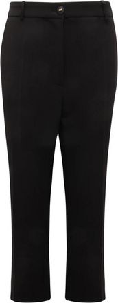 Elisabetta Franchi Cr&ecirc;pe Tuxedo Broek - Dames - Slim Fit Broeken - Zwart - 2XL - Polyester - Broeken