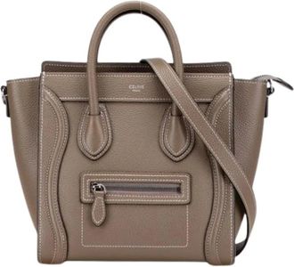 Celine Pre-owned Handbags, female, Brown, Size: ONE SIZE Pre-owned Vintage Handbag