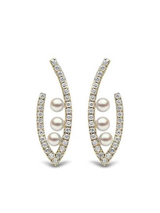 Yoko London 18kt geelgouden oorbellen