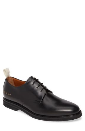 Common Projects Standard Plain Toe Derby in Black at Nordstrom, Size 10Us
