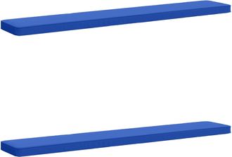 vidaXL Cojines Para Banco De 2 Piezas Vught 2 Pcs 100% Poli&eacute;ster Vidaxl