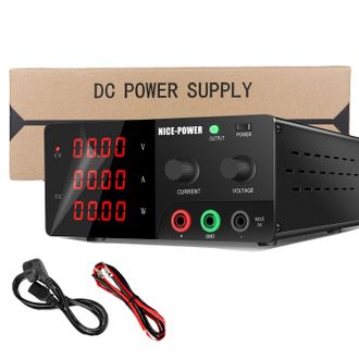 OEM Alimentatore Cc, Uscita Regolabile, Display Ad Alta Precisione, Nero-b, 0-15v 0-30a 0-450w