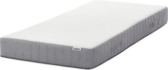 Beliani Colch&oacute;n De Muelles Ensacados Con Asas Relleno De Espuma Viscoel&aacute;stica Refrescante Firmeza Media Funda Extra&iacute;ble 7 Zonas Acolchado 90 X 200 Cm Fluffy