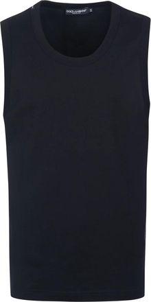 Dolce & Gabbana Klassiek Tanktop - Heren - Tops - Zwart - Maat: XS