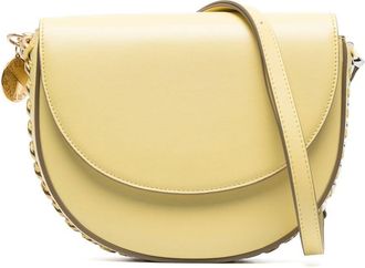 Stella McCartney medium Frayme shoulder bag - women - Polyester/Polyurethane/Polyurethane/Polyamide - One Size - Yellow