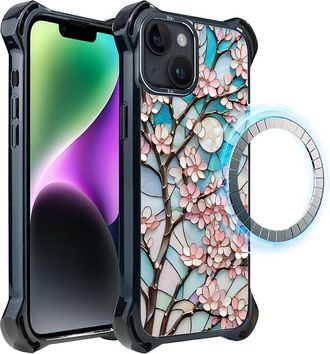 OEM Funda Ibizu Dropguard Ultra Para Iphone 14 Plus Con Magsafe, Colores De Cristal, Color Cereza Lunar