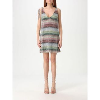 Missoni Bicolor Viscose Cocktail Womens Dress
