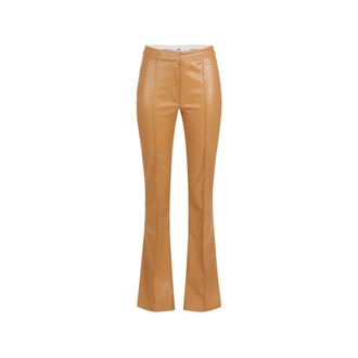 Elisabetta Franchi Broeken, Dames, Bruin, M, Pantalone Daino