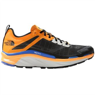 The North Face Mens Vectiv Infinite Trail Running Shoes In Tnf Black/cone Orange