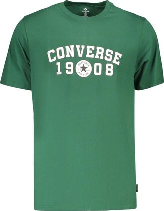 Converse Hombre, Camisetas, Verde, Talla: XL