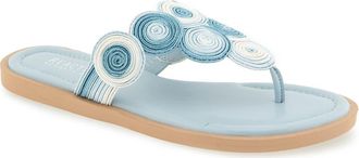 Kenneth Cole Reaction Spiraling Flip Flop in Blue Multi at Nordstrom Rack, Size 7.5