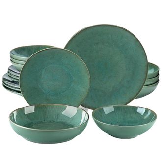 OEM Juego De Vajilla, Dise&ntilde;o Elegante, Fabricaci&oacute;n En Cer&aacute;mica Duradera, 16 Piezas