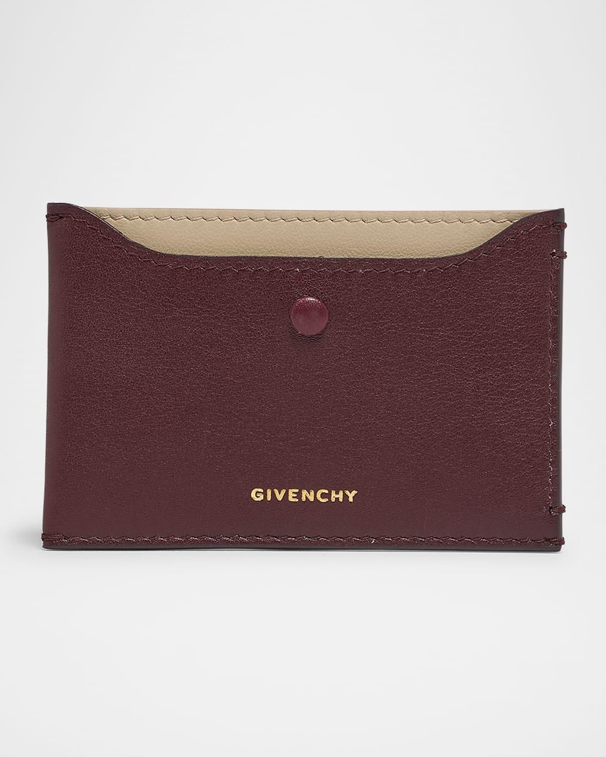【関税込み】Givenchy ブラウン Voyou 財布 Voyou wallet in leather in - soft tan | Givenchy US