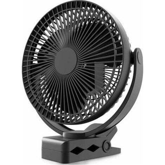 OEM Ventilador Port&aacute;til Con Clip De 20 Cm Y Bater&iacute;a De 10000 Mah, Usb, 4 Velocidades, Potente Flujo De Aire, Clip Resistente Para El Hogar, La Oficina, Ca