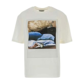 Jil Sander Mujer, Camisetas, Blanco, Talla: XL