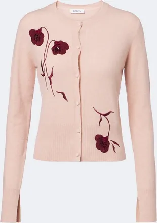 Erdem Floral-appliqu&eacute; cardigan