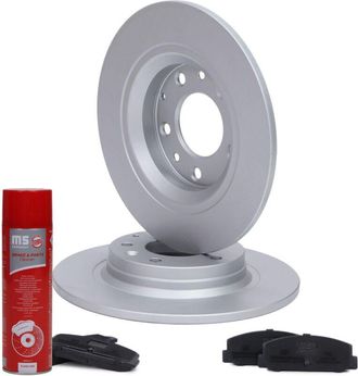OEM Juego De Discos Y Pastillas De Freno Traseros Recubiertos Mazda 323 F Vi, 323 S Vi, 6, 626 V, Premacy 2010530