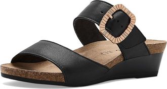 Naot Magic Luxe Womens Wedge Shoes Black Leather : EU 41 (US Womens 10) M