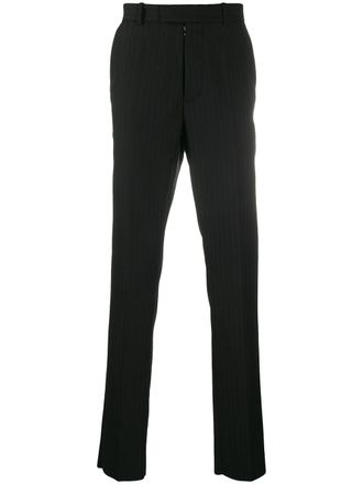 Maison Margiela straight-leg trousers - men - Cotton/Viscose/Virgin Wool - 48 - Black