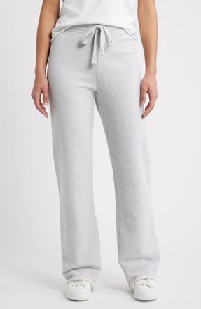 Frank & Eileen Catherine Cotton Sweatpants in Gray Melange at Nordstrom, Size X-Large