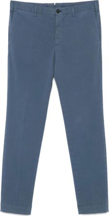 Incotex Pantaloni in cotone elasticizzato - Blu