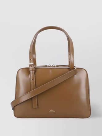 A.P.C. virgine box shoulder bag with adjustable strap