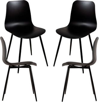 Regalos Miguel Packs Sillas Comedor - Pack 4 Sillas Bimi - Negro