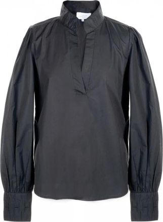 H&eacute;st Mie Blouse - Dames - Blouses - Zwart - XS - Katoen - Overhemden