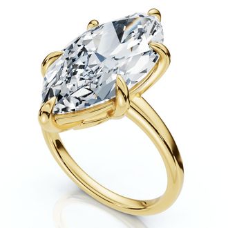 Pompeii3 Certified 5Ct Kelly Marquise Solitaire Engagement Ring 14k Gold or Pt Lab Grown