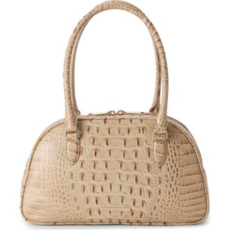 Brahmin Angie Leather Barrel Bag in Sandstorm at Nordstrom
