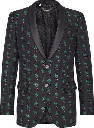 Billionaire Boys Club Blazer FS Palms - Heren - Blazers - Zwart - L - Katoen - Jassen