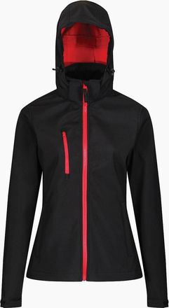 Regatta Womens Regatta Professional Womens/Ladies 3 Layer Membrane Soft Shell Jacket - Black - Size: 14