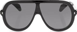 Moncler Sunsette Zonnebril - unisex - Zonnebrillen - Zwart - 30 MM - Accessoires