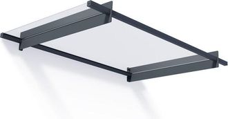 Palram Palram - Canopia Nancy Marquesina Para Puerta 150x94 Cm Transparente