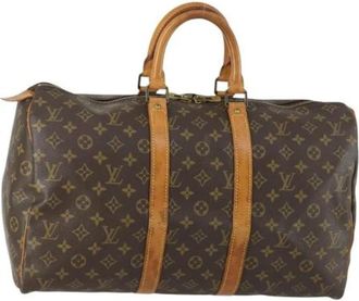Louis Vuitton Pre-owned Weekendtas - Dames - Vintage Weekendtas - Bruin - ONE Size - Vintage