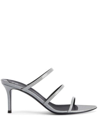 Giuseppe Zanotti Alimha sandalen met bandjes - Zilver