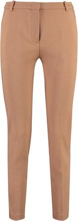 Pinko Bello Slim Cigarette Broek - Dames - Slim Fit Broeken - Bruin - XS - Broeken