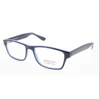 Signature Ladies Blue Rectangular Eyeglass Frames S7013Blue52