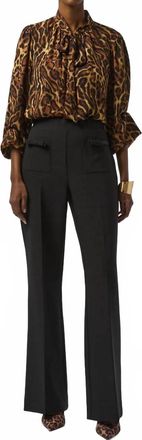 Joseph Ribkoff Evase Pkt Detail Pant In Black