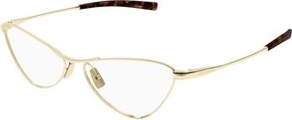 Saint Laurent Optisch Montuur - Dames - Brillen - Geel - 56 MM - Accessoires