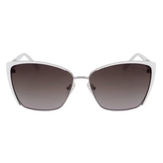 Guess Brown Butterfly Ladies Sunglasses GF00037 32E 57
