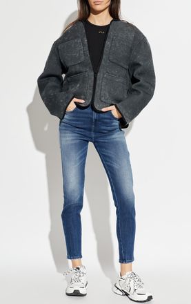 Diesel SLANDY-HIGH Jeans, Womens, Navy Blue