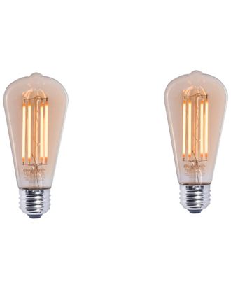 Bulbrite Set Of 2 Led 7W Dimmable Light Bulbs