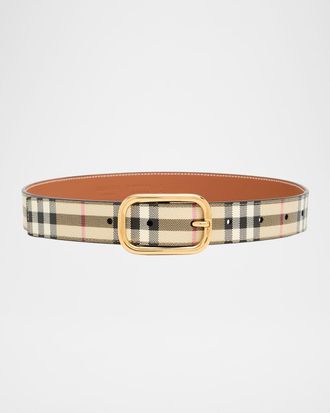 Burberry Archive Check Belt