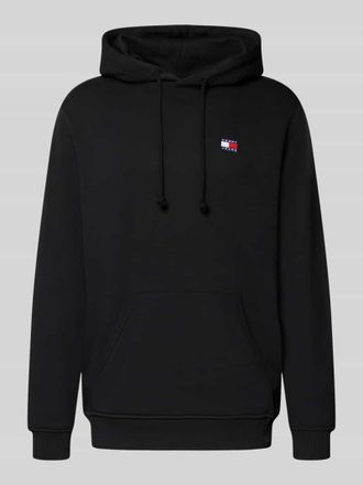 Tommy Jeans Regular Fit Hoodie aus reiner Baumwolle in Black, Gr&ouml;&szlig;e L