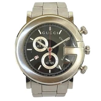 Gucci Pre-owned 101M Polshorloge - Heren - Pre-owned - Zwart - Maat: ONE Size Taf